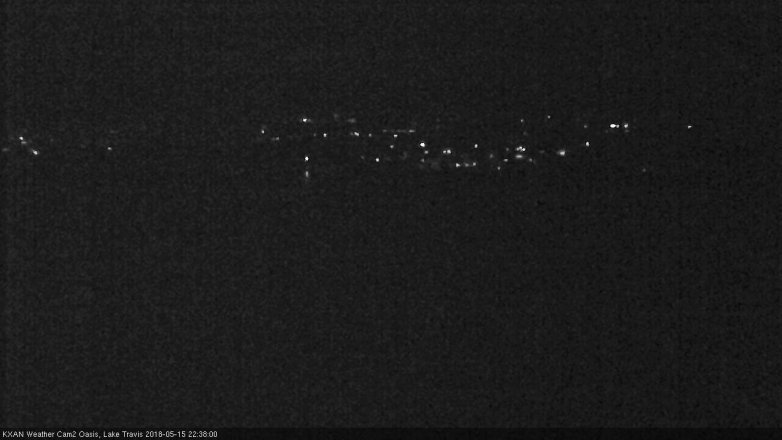 Lake Travis webcam, May 15, 2018 9:40 PM CT
