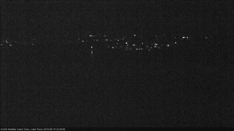 Lake Travis webcam, May 15, 2018 9:50 PM CT