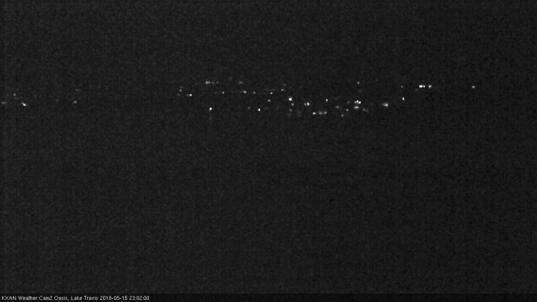Lake Travis webcam, May 15, 2018 10:05 PM CT