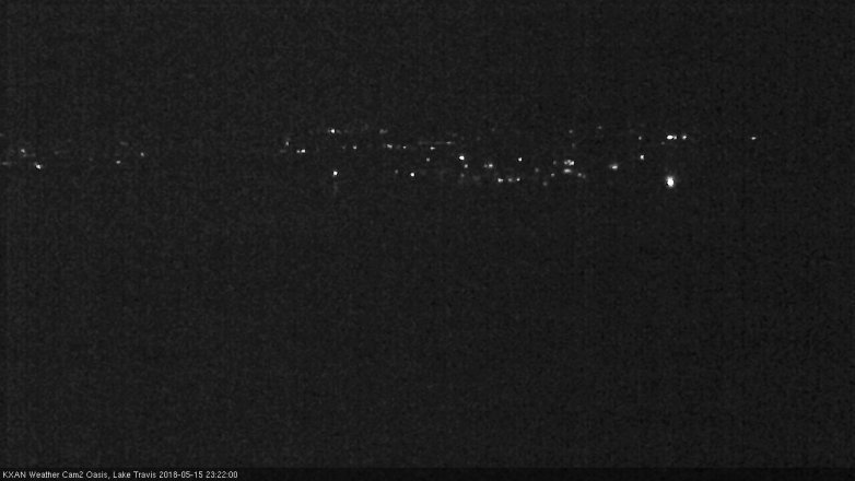 Lake Travis webcam, May 15, 2018 10:25 PM CT