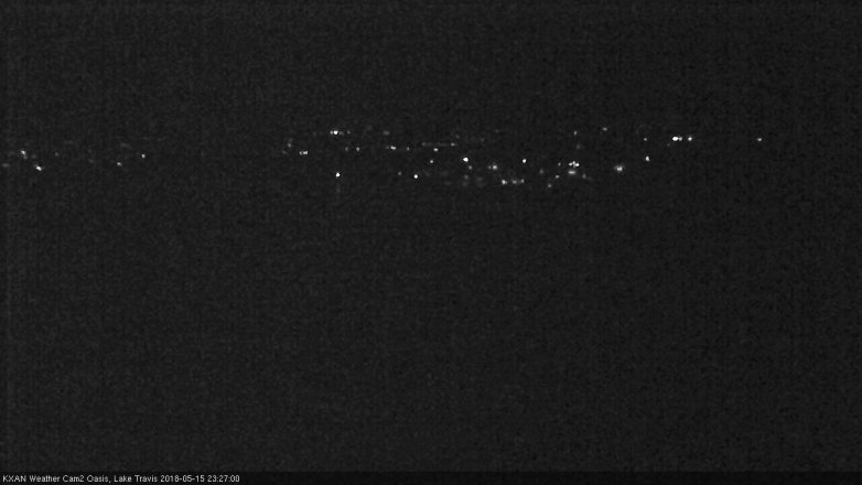 Lake Travis webcam, May 15, 2018 10:30 PM CT
