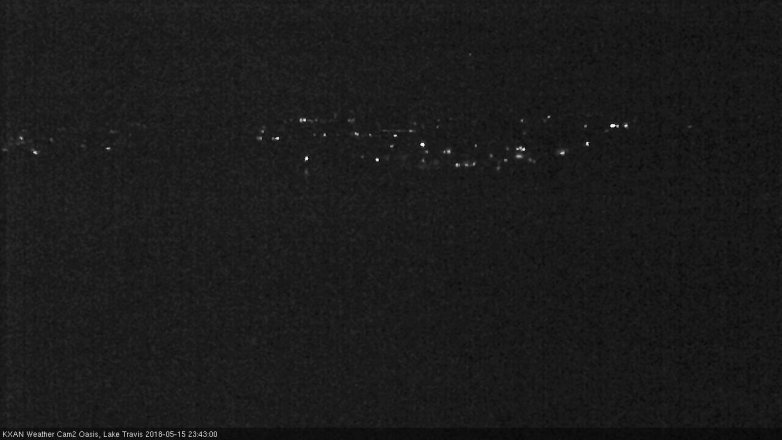 Lake Travis webcam, May 15, 2018 10:45 PM CT