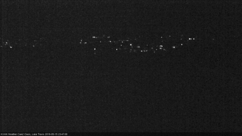 Lake Travis webcam, May 15, 2018 10:50 PM CT