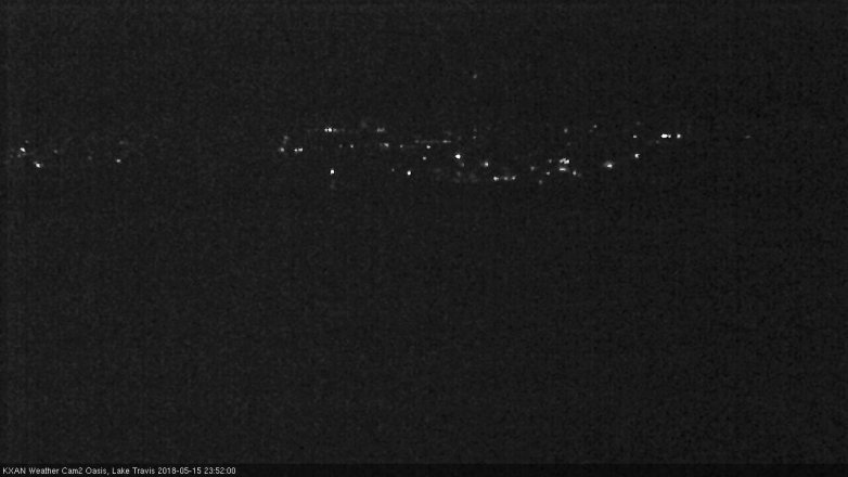 Lake Travis webcam, May 15, 2018 10:55 PM CT