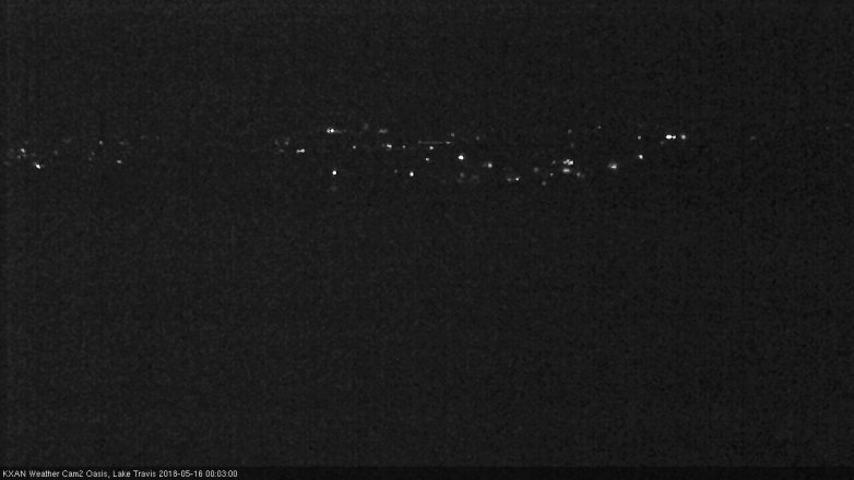 Lake Travis webcam, May 15, 2018 11:05 PM CT