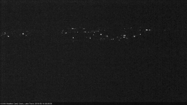 Lake Travis webcam, May 15, 2018 11:10 PM CT