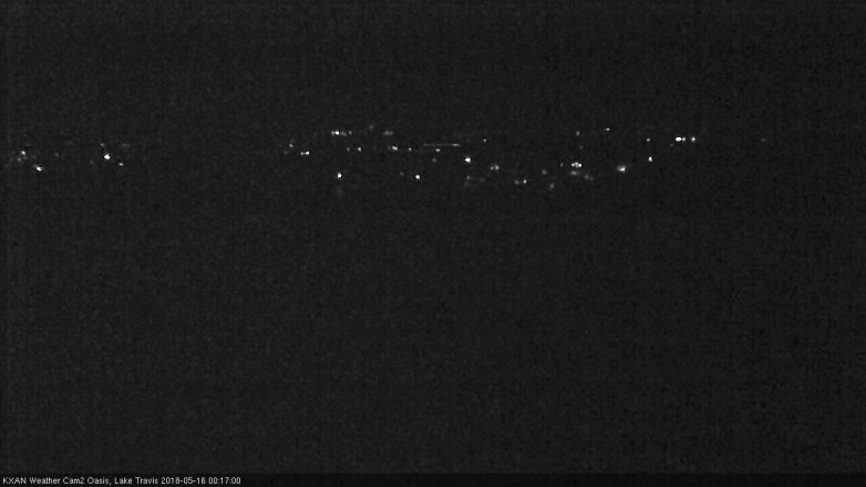 Lake Travis webcam, May 15, 2018 11:20 PM CT
