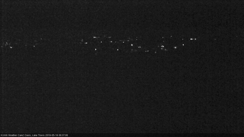 Lake Travis webcam, May 15, 2018 11:40 PM CT