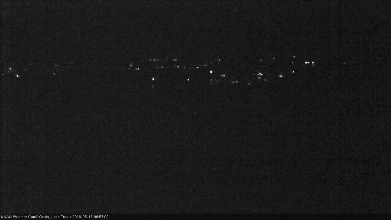 Lake Travis webcam, May 15, 2018 12:00 AM CT