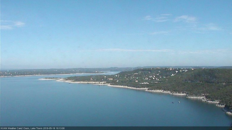 Lake Travis webcam, May 16, 2018 9:15 AM CT