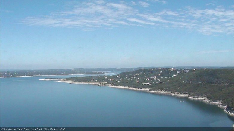 Lake Travis webcam, May 16, 2018 10:10 AM CT