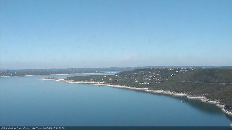 Lake Travis webcam, May 16, 2018 10:25 AM CT