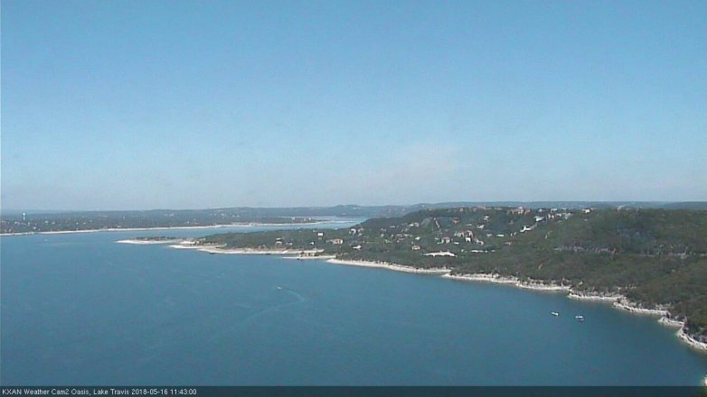 Lake Travis webcam, May 16, 2018 10:45 AM CT