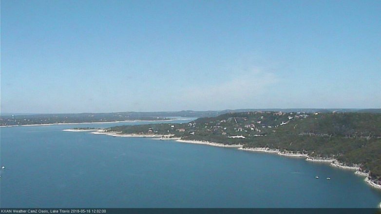 Lake Travis webcam, May 16, 2018 11:05 AM CT