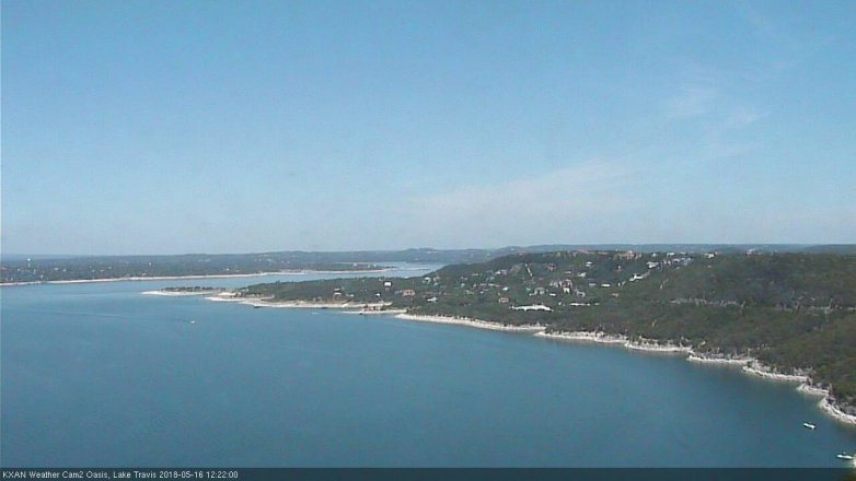 Lake Travis webcam, May 16, 2018 11:25 AM CT