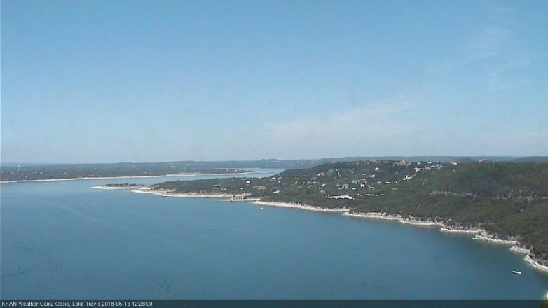 Lake Travis webcam, May 16, 2018 11:30 AM CT