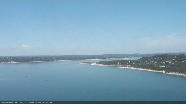 Lake Travis webcam, May 16, 2018 11:45 AM CT
