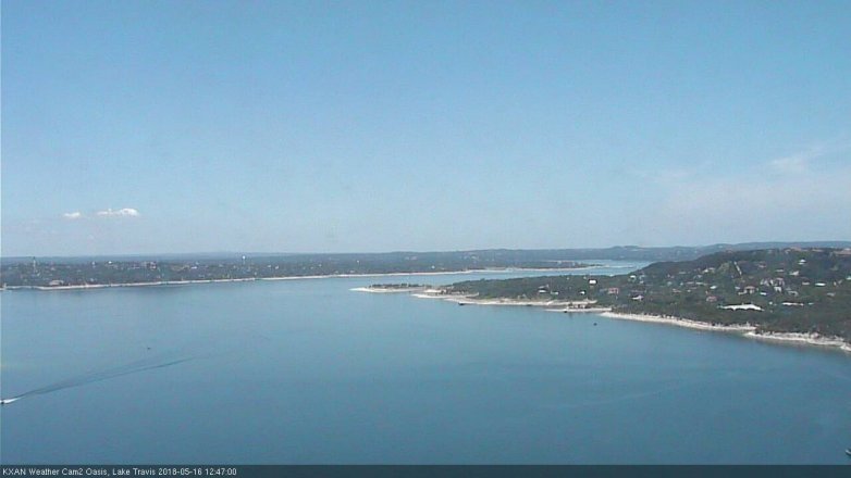 Lake Travis webcam, May 16, 2018 11:50 AM CT