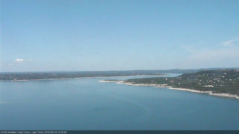 Lake Travis webcam, May 16, 2018 11:55 AM CT