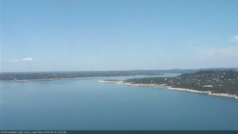 Lake Travis webcam, May 16, 2018 12:05 PM CT