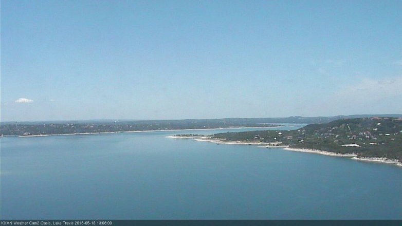 Lake Travis webcam, May 16, 2018 12:10 PM CT