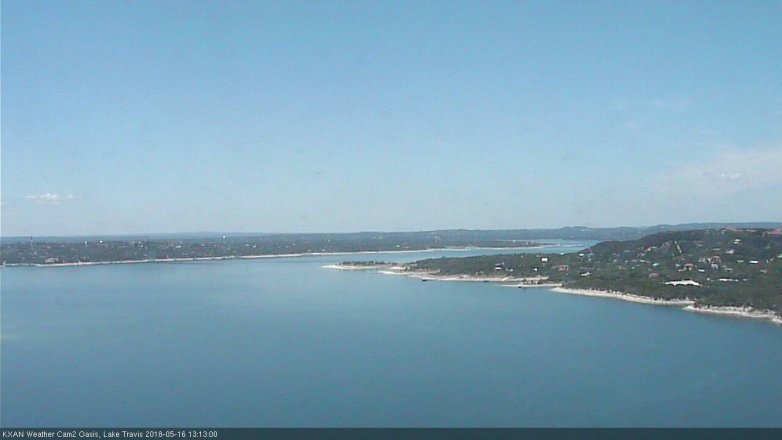 Lake Travis webcam, May 16, 2018 12:15 PM CT
