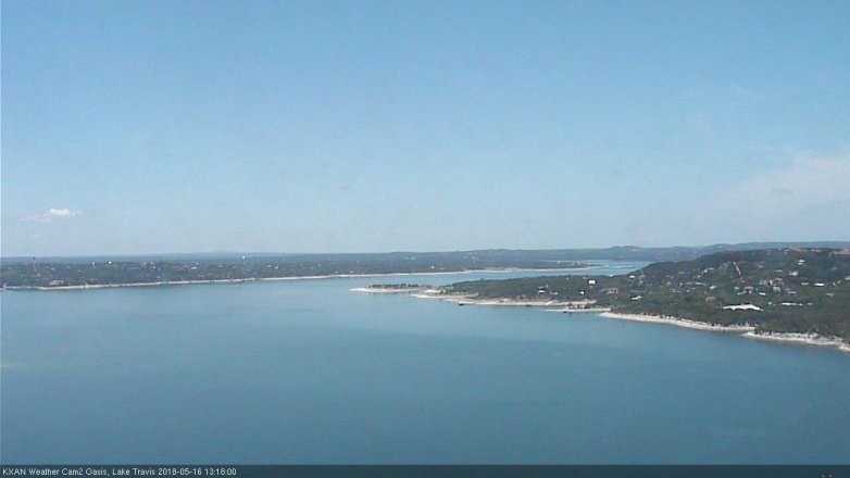 Lake Travis webcam, May 16, 2018 12:20 PM CT