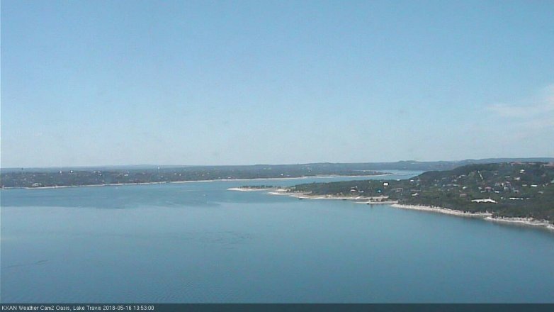 Lake Travis webcam, May 16, 2018 12:55 PM CT