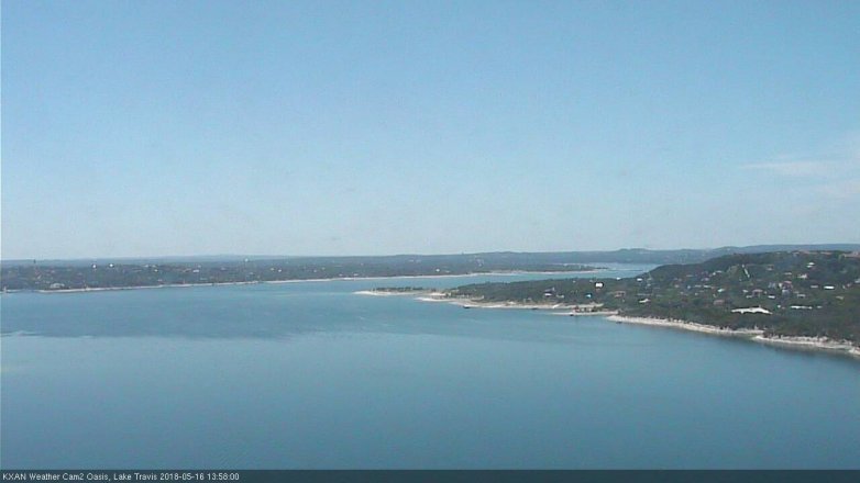 Lake Travis webcam, May 16, 2018 1:00 PM CT
