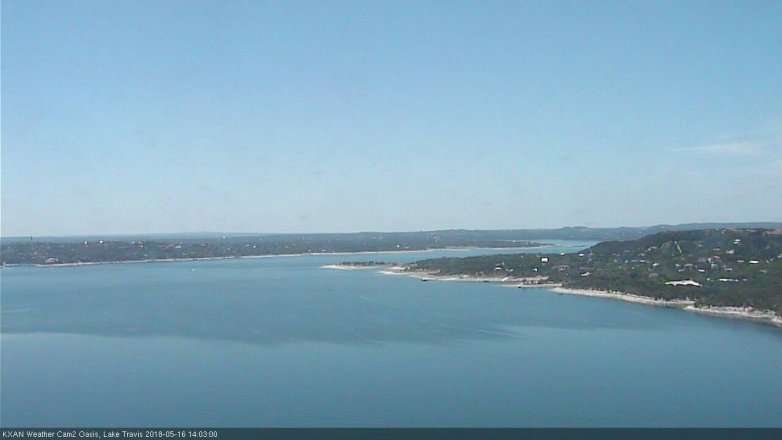 Lake Travis webcam, May 16, 2018 1:05 PM CT