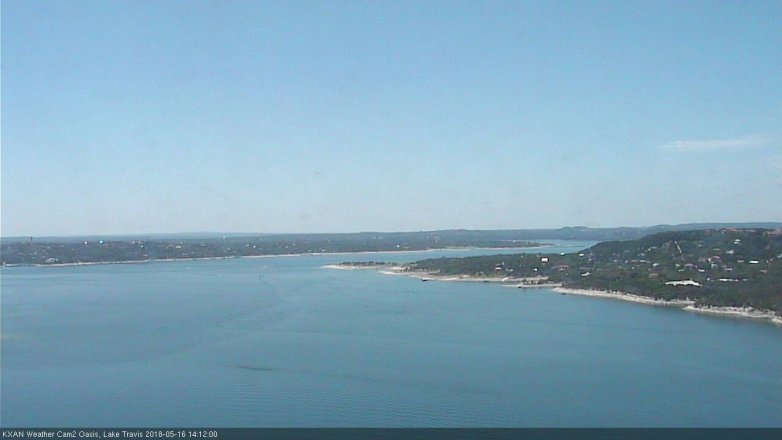 Lake Travis webcam, May 16, 2018 1:15 PM CT