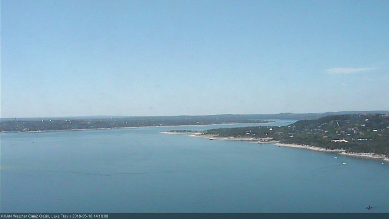 Lake Travis webcam, May 16, 2018 1:20 PM CT