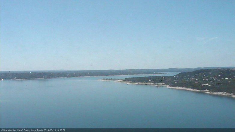 Lake Travis webcam, May 16, 2018 1:40 PM CT