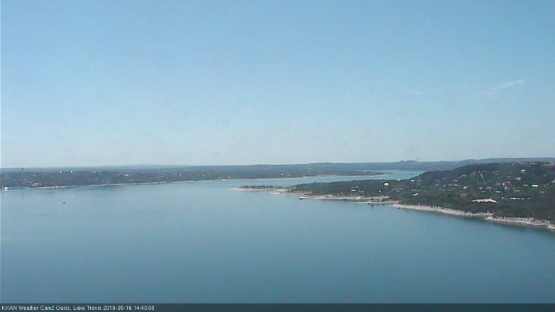 Lake Travis webcam, May 16, 2018 1:45 PM CT