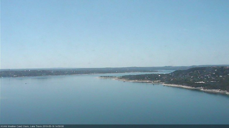 Lake Travis webcam, May 16, 2018 2:00 PM CT