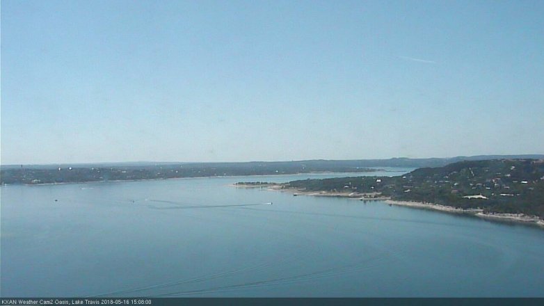Lake Travis webcam, May 16, 2018 2:10 PM CT