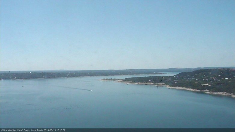 Lake Travis webcam, May 16, 2018 2:15 PM CT