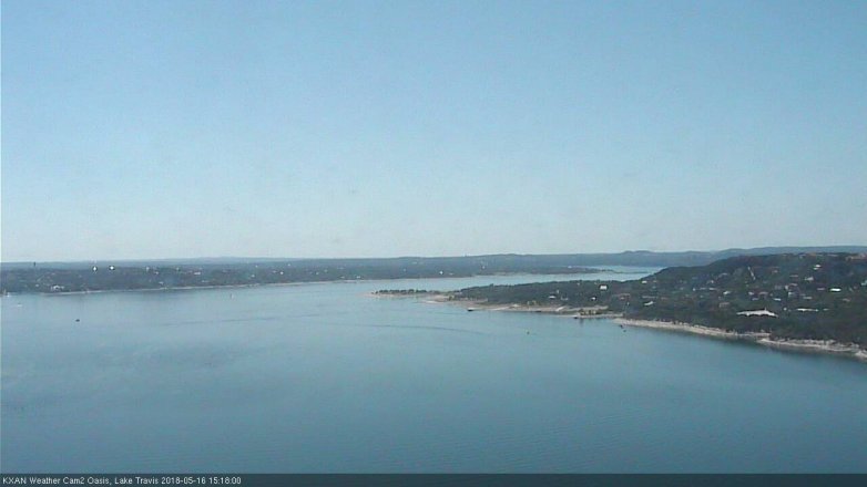 Lake Travis webcam, May 16, 2018 2:20 PM CT