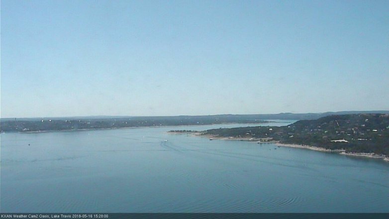 Lake Travis webcam, May 16, 2018 2:30 PM CT
