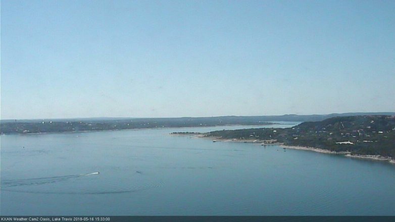 Lake Travis webcam, May 16, 2018 2:35 PM CT