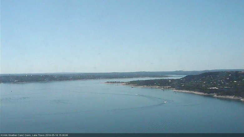 Lake Travis webcam, May 16, 2018 2:40 PM CT