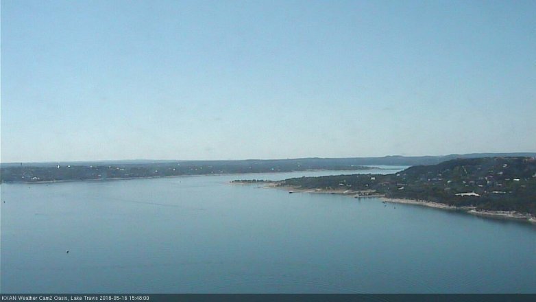 Lake Travis webcam, May 16, 2018 2:50 PM CT