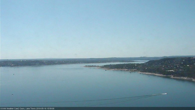 Lake Travis webcam, May 16, 2018 3:00 PM CT