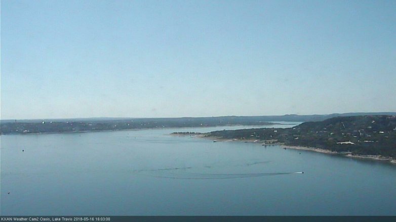 Lake Travis webcam, May 16, 2018 3:05 PM CT