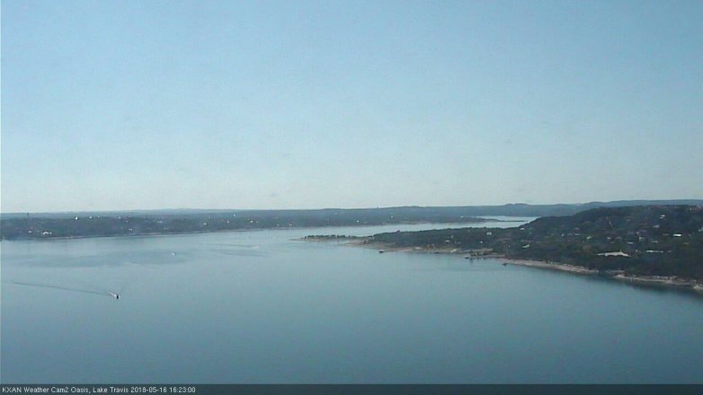 Lake Travis webcam, May 16, 2018 3:25 PM CT