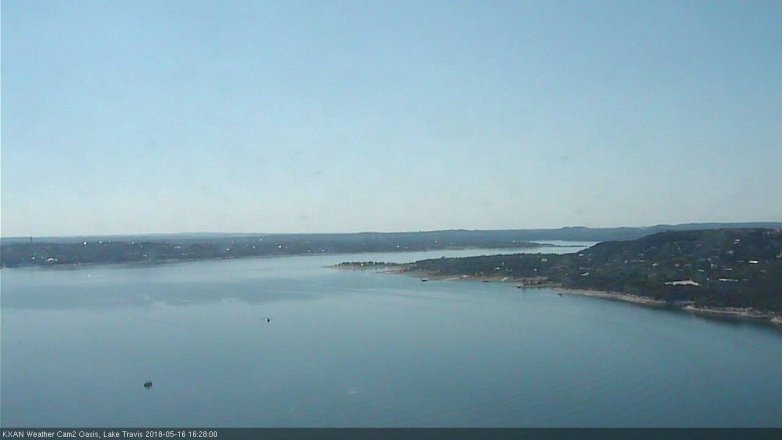 Lake Travis webcam, May 16, 2018 3:30 PM CT