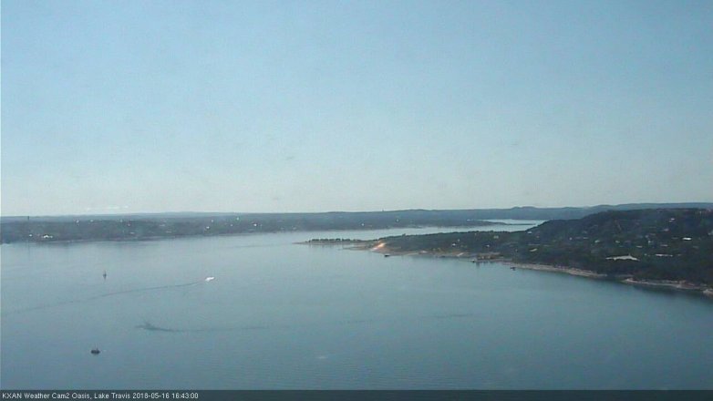 Lake Travis webcam, May 16, 2018 3:45 PM CT