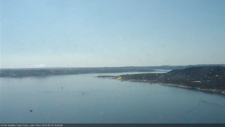 Lake Travis webcam, May 16, 2018 3:50 PM CT