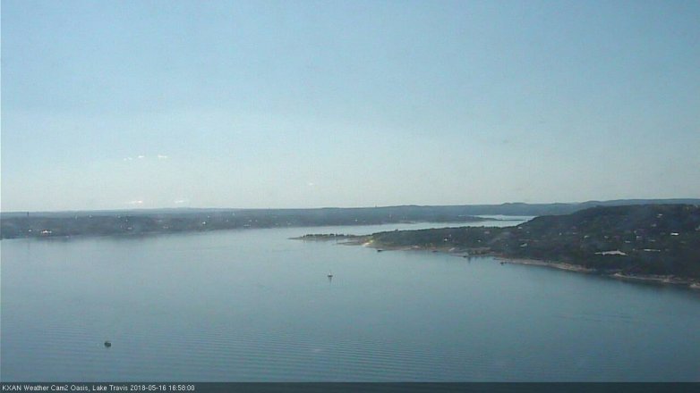 Lake Travis webcam, May 16, 2018 4:00 PM CT