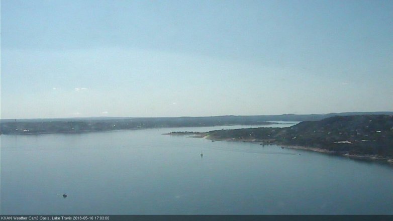 Lake Travis webcam, May 16, 2018 4:05 PM CT